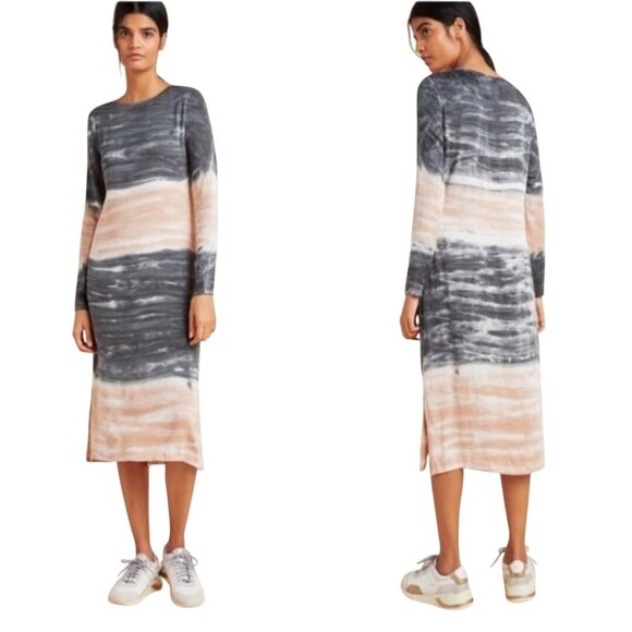 Anthropologie Dolan Left Coast Trina Tie Dye Midi Dress Size XSp - Picture 1 of 9